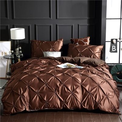 3d Luxe Style Hotel Home Wit Euro Dekbed met kussenschede Dekbed 3pcs Bedden Set