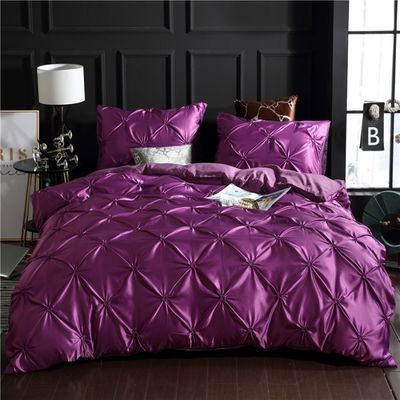 3d Luxe Style Hotel Home Wit Euro Dekbed met kussenschede Dekbed 3pcs Bedden Set