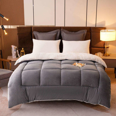 Lichte roze Oeko-Tex Comforter Edredon Tiener Twin Bed Set Luxe beddengoed
