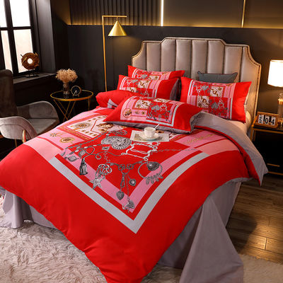 Custom Design Ademhalend Polyester Fiber Luxe Single Bed Sheet Set Voor Baby Luxe