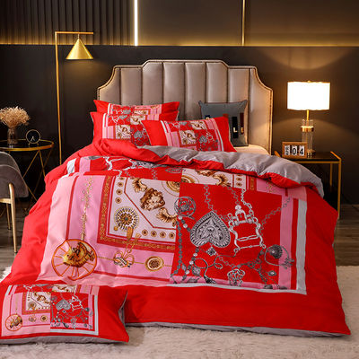 Custom Design Ademhalend Polyester Fiber Luxe Single Bed Sheet Set Voor Baby Luxe