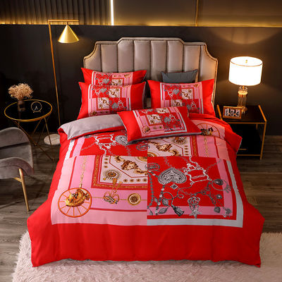 Custom Design Ademhalend Polyester Fiber Luxe Single Bed Sheet Set Voor Baby Luxe
