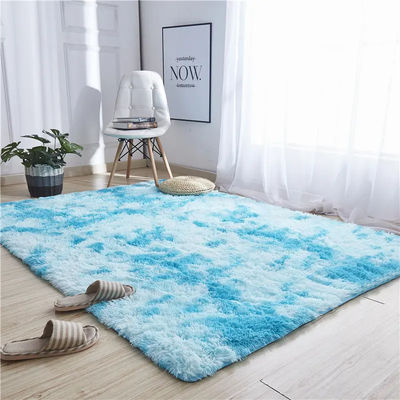 Moderne gemengde islamitische kleur polyester Shaggy slaapkamer Home Decoratieve tapijt voor commerciële