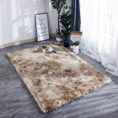 Moderne gemengde islamitische kleur polyester Shaggy slaapkamer Home Decoratieve tapijt voor commerciële
