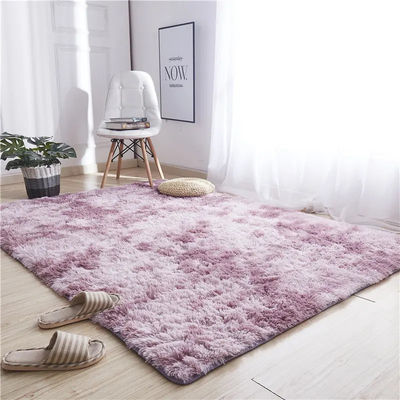 Moderne gemengde islamitische kleur polyester Shaggy slaapkamer Home Decoratieve tapijt voor commerciële