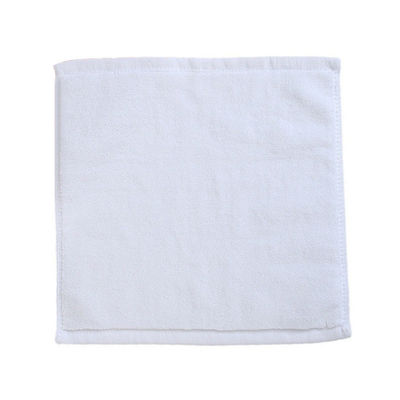 Alle leeftijdsgroepen Rechthoek 100% katoen Wit Kleine vierkant gezicht handdoek voor luxe hotel