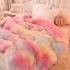 Winter Warm Velvet Bed Set Luxe Dikke Comforter Quilt Bed Lam Vlies Op maat