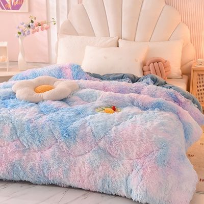 2024 Quilt Blanket Voor Huis Mink Fluweel Comforter Kristal Fluweel Verdikte Warme Winter Zomer