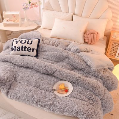 Home Textiel Deken Deken Plüss Mink Fluweel Verdikte Warme Lamsvoet Deken Voor De Winter