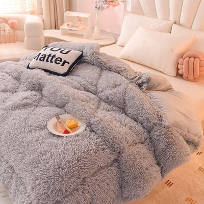 Home Textiel Deken Deken Plüss Mink Fluweel Verdikte Warme Lamsvoet Deken Voor De Winter