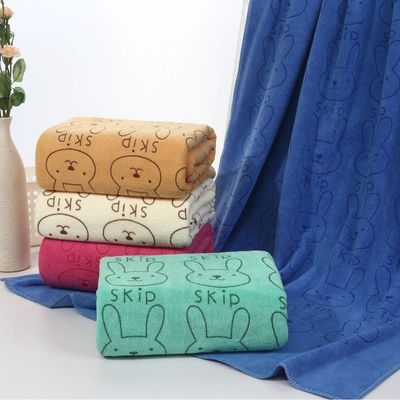 Hoge wateropname Geweven Microfiber Handdoek Sets met Custom Grootte en Kleur Logo