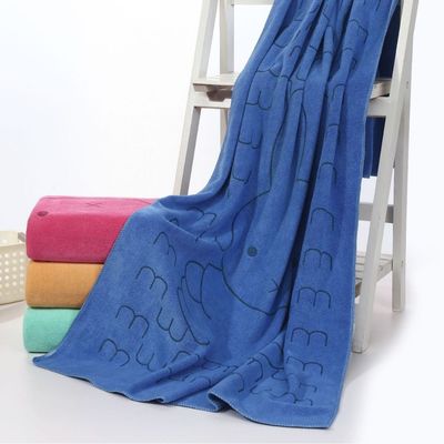 Hoge wateropname Geweven Microfiber Handdoek Sets met Custom Grootte en Kleur Logo