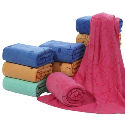 Hoge wateropname Geweven Microfiber Handdoek Sets met Custom Grootte en Kleur Logo
