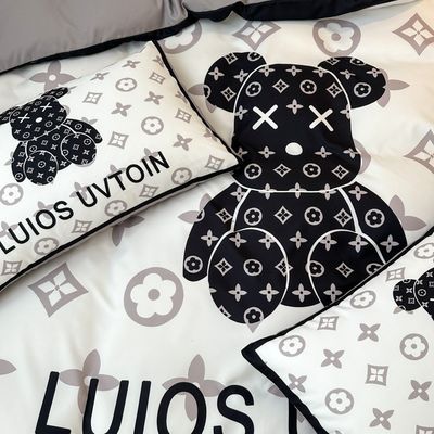 100% polyester witte beddengoed voor bruiloft Luxe beddekken en lakens collecties