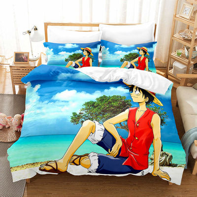 1.8m beddengoed sets met aangepaste foto printen 3D cartoon personages en 40 stof tellen