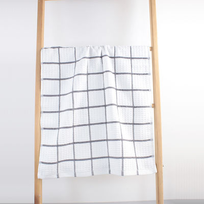 Hoogduurzaam 100% katoen massief Jacquard Terry handdoek Custom Jacquard reinigingshanddoek