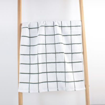 Hoogduurzaam 100% katoen massief Jacquard Terry handdoek Custom Jacquard reinigingshanddoek