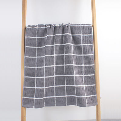 Hoogduurzaam 100% katoen massief Jacquard Terry handdoek Custom Jacquard reinigingshanddoek