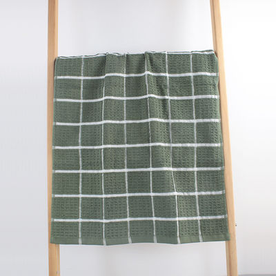 Hoogduurzaam 100% katoen massief Jacquard Terry handdoek Custom Jacquard reinigingshanddoek