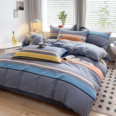 Huwelijk Vierdelige Kit Bedden Dekbed Dekbed Cartoon Cotton Bed Set Luxe beddengoed