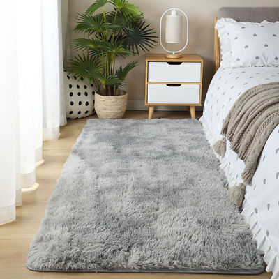 Hoge stapel hoogte polyester das gekleurd gedrukt tapijt voor slaapkamer woonkamer studeerkamer