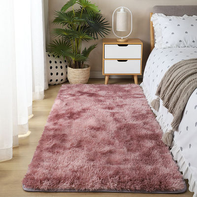 Hoge stapel hoogte polyester das gekleurd gedrukt tapijt voor slaapkamer woonkamer studeerkamer