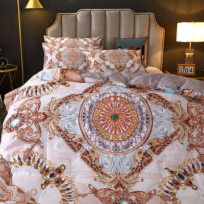 Digitaal gedrukte beddengoed met polyester dekbed en luxe beddengoed