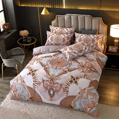 Digitaal gedrukte beddengoed met polyester dekbed en luxe beddengoed