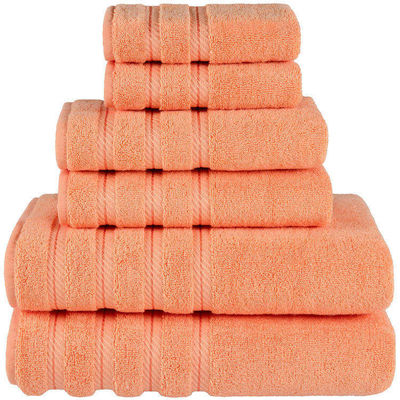 Custom private label luxe Dobby Border 100% katoenen handdoek voor volwassen badkamer douche