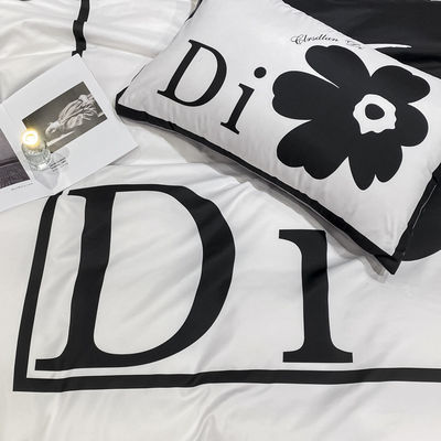 Home Textiel Customized kleur bedden set met ingebouwde lakens en ontwerper dekbed