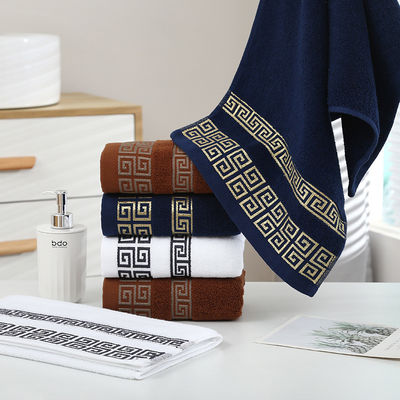 Custom logo snel droog 100% katoenen hotel baddoek voor kerst
