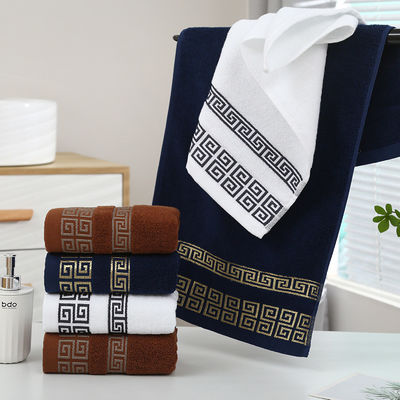 Custom logo snel droog 100% katoenen hotel baddoek voor kerst