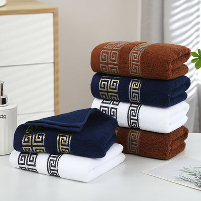 Custom logo snel droog 100% katoenen hotel baddoek voor kerst