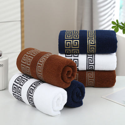 Custom logo snel droog 100% katoenen hotel baddoek voor kerst