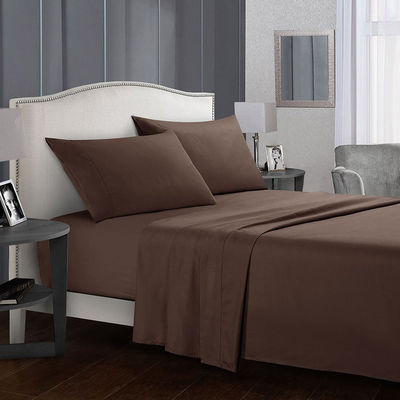 Custom Hotel Labels Duurzaam Custom Logo Wit Luxe Home Hotel Bed Sheet Bed Linen Set