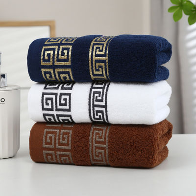 Custom logo snel droog 100% katoenen hotel baddoek voor kerst