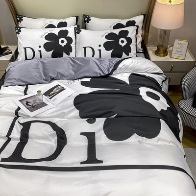 Duurzaam Luxe Home Textile Designer Bed Set met Flower Bed Duvet Cover