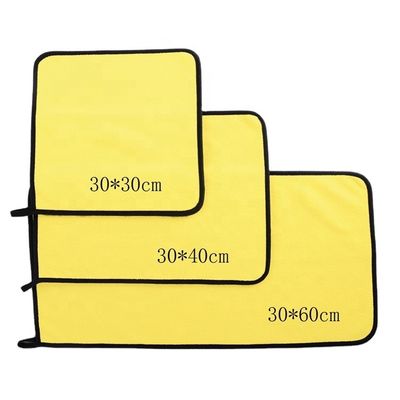 Super Absorberende Microfiber Handdoek Voor Autodrooging 30*40 500g Make-up Remover Stoffen