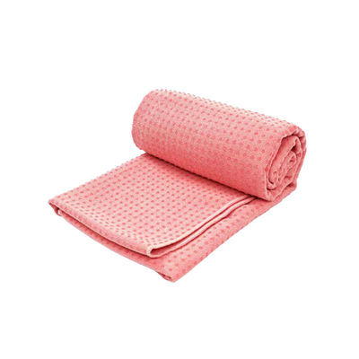 Niet-glijdende hot yoga handdoek met siliconen stippen Eco-vriendelijk en op maat gemaakte printerontwerpen