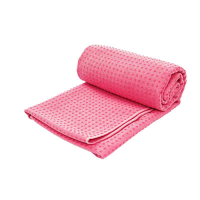 Niet-glijdende hot yoga handdoek met siliconen stippen Eco-vriendelijk en op maat gemaakte printerontwerpen
