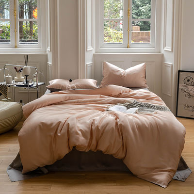 Nationale normen Kleurvastheid Klasse 4 stuks 100% Tencel Fiber Bedden Set voor Hotel