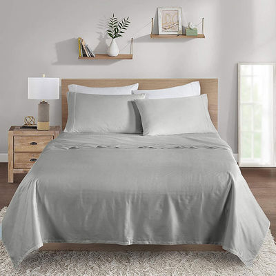 60s Bamboe vezel beddengoed Set voor 2,5m Bed 300 TC Bed sheet en kussensluiting inbegrepen