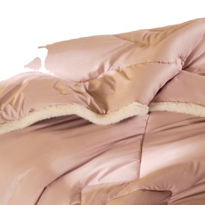 Materialen Antibacteriële Australische wol dekbed kern beddengoed met solide patroon