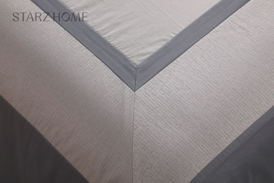 100% katoen jacquard beddengoed set voor moderne eenvoudige ontwerp huis dekens en lakens