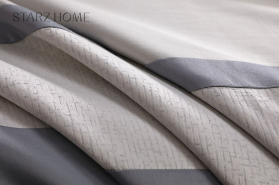 100% katoen jacquard beddengoed set voor moderne eenvoudige ontwerp huis dekens en lakens
