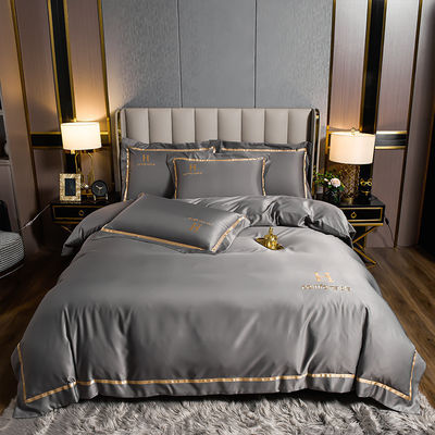 High-end beddengoed Set Simple Silky Quilt Cover Vier stukken Set voor klantvereisten