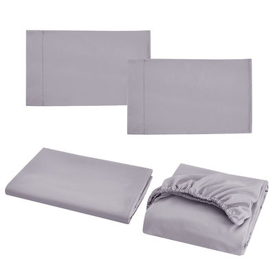 Hotelcollectie Wit King katoenen kussenschuur voor Queen Bed Sheet Set in Luxe Wit