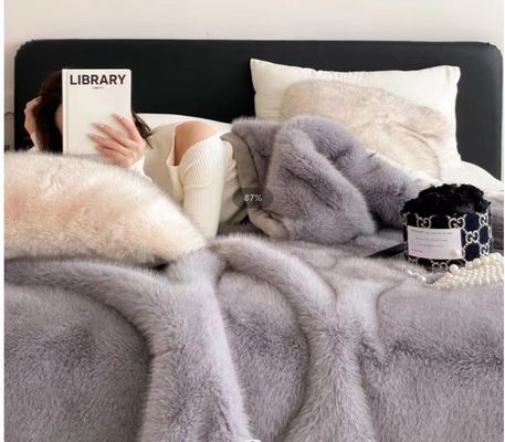 Winterseizoen Oversized deken draagbare capuchon met dik flannel en gigantische zak