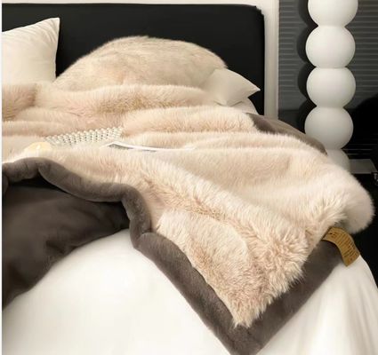 Winterseizoen Oversized deken draagbare capuchon met dik flannel en gigantische zak