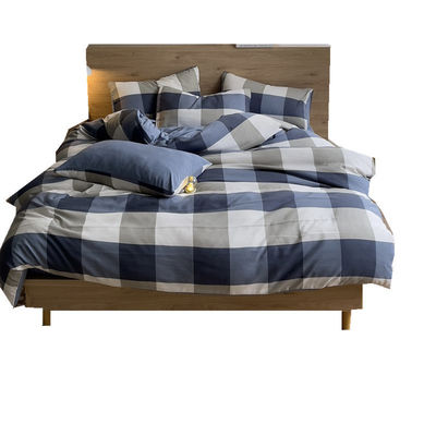 Retro-stijl schaakbord linnen dekbed bedden voor een chique en tijdloze look